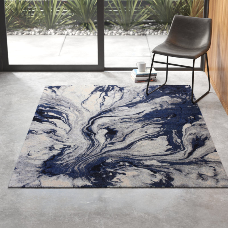 Memphis Blue Area Rug & Reviews AllModern